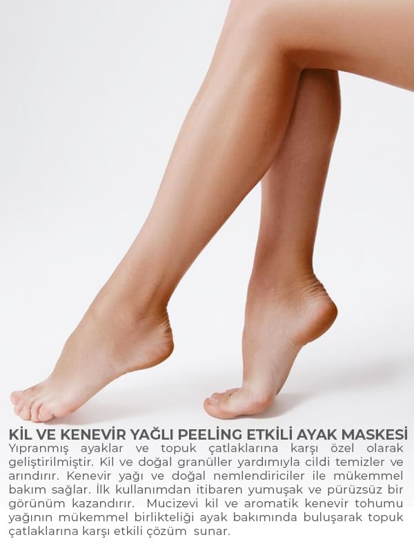 Dermokil Kil & Kenevir Yağli Ayak Maskesi (35 ml)