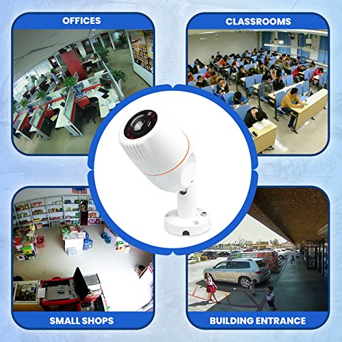 Hd 180 Degree Wide Angle View 2.0Mp 1080P Mini Bullet Outside Outdoor Coax Coaxial Surveillance Security Camera Ahd Tvi Cvi Cvbs With Bnc Connector Work For 960H,720P,1080P,5Mp,4K Analog Cctv Dvr #TOP5