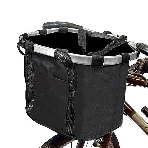 Panier de vélo pliable pour petits animaux avec fixation rapide