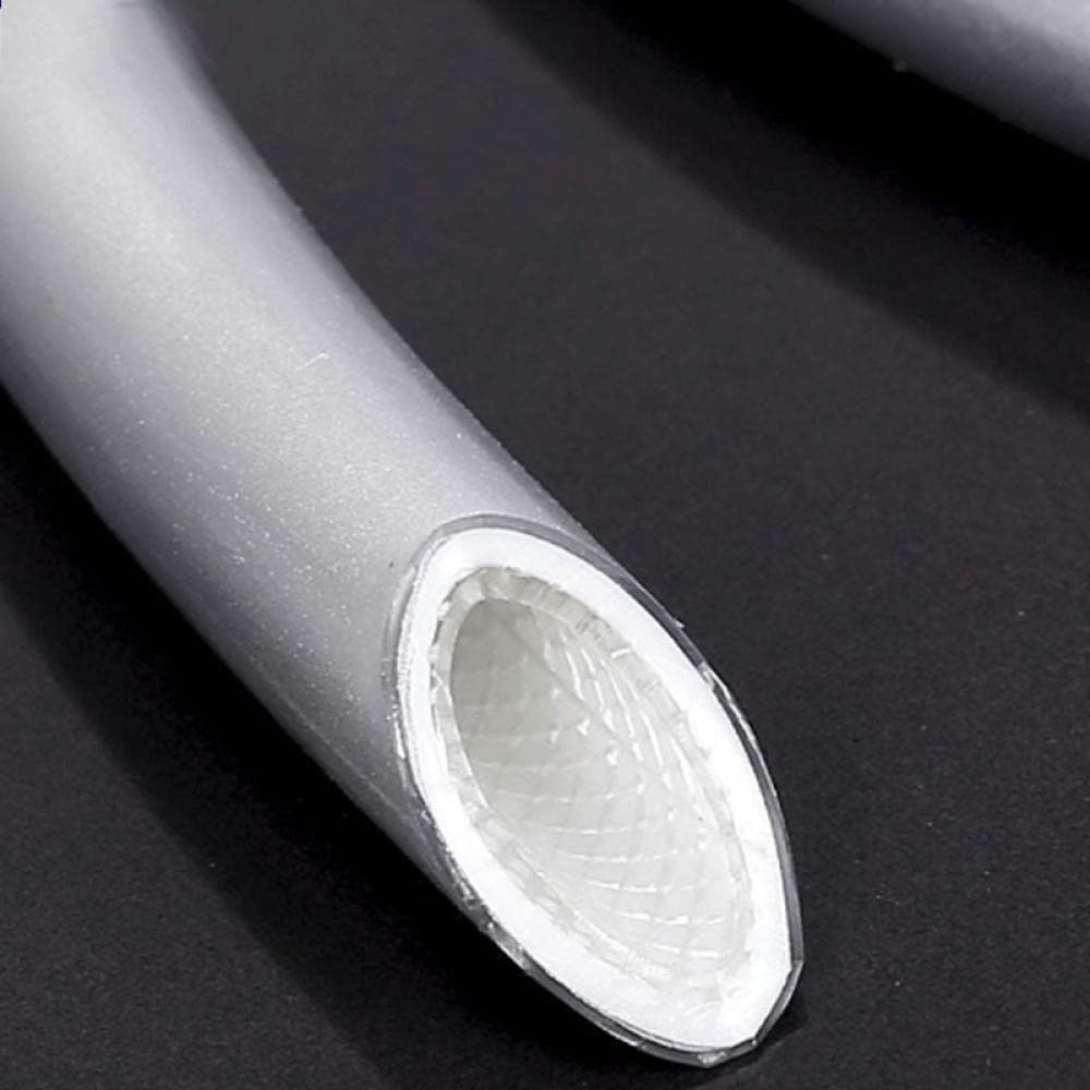 PVC wysokociśnieniowy srebrny PVC gładki wąż prysznicowy do kąpieli Ręczna głowica prysznicowa Elastyczny wąż prysznicowy, 1,5 m
