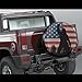 American Flag Spare Tire Cover Wheel Protector Weatherproof Wheel Cover Universal Decorative Accessories for Camper RV SUV Travel Trailer 14