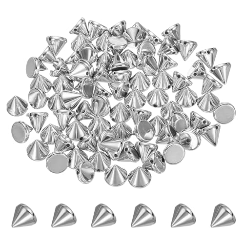 Remaches cone studs de resina con espalda plana para coser de forma segura en ropa y bolsos