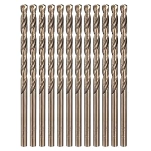 Sourcing Map 12 Stück Kobalt-Spiralbohrer