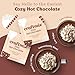 Craftmix Cozy Hot Chocolate Mix - Instant Hot Cocoa Drink Mix Packets - Made with Real Cocoa Beans - Add Milk or Water - Vegan, Low-Carb, Low-Sugar, Dairy-Free, Gluten-Free, 12 Pack