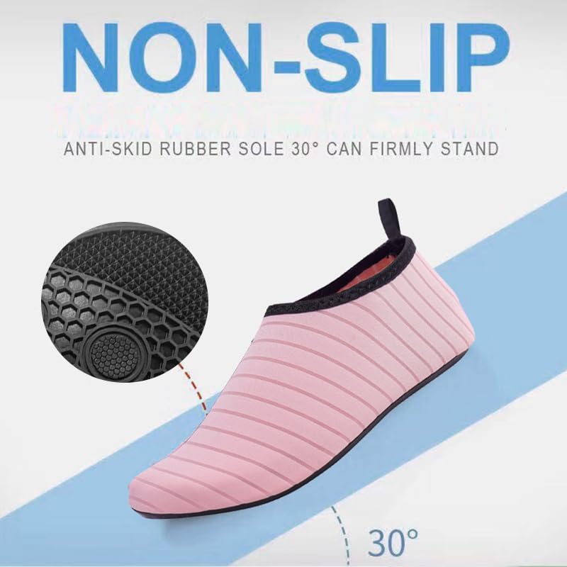 Water Shoes for Men Women Portable Barefoot Shoes Slip-On Aqua Socks Beach Swim Yoga Shoes for Outdoor Summer Pool4