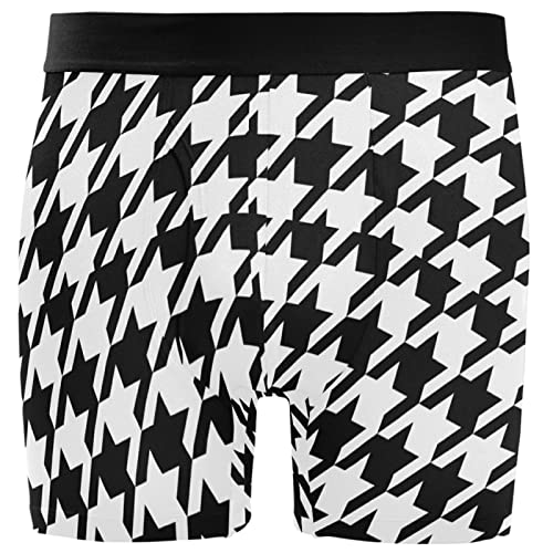 ZZXXB Bunny Rabbit Polka Dot Mens Boxer Briefs Breathable Underwear Fly Front With Pouch S - XXL