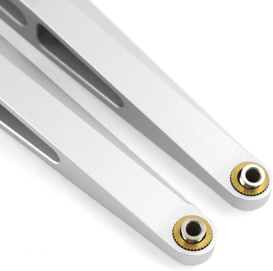 2X Alloy Rear Trailing Arms Linkage 8544 for Unlimited Desert Racer 85086-4 UDR Upgarde Parts (Silver)