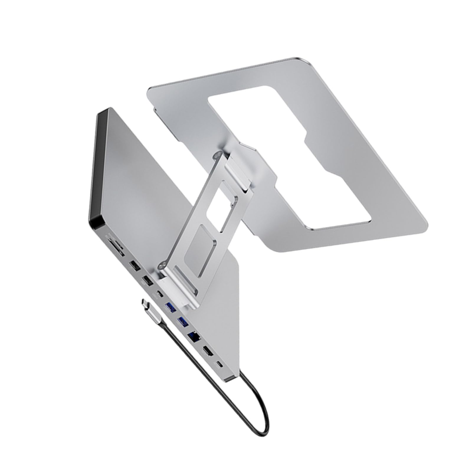 10 in 1 Laptop Docking Station and Adapter Base Notebook Sta