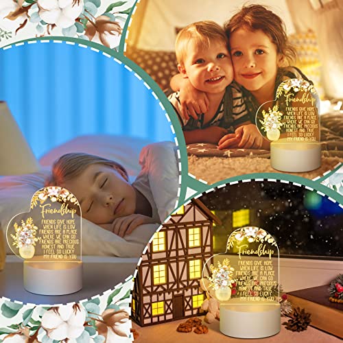 Jetec Friend Gifts For Women Friends Christian Birthday Religious Gift Night Light Inspirational Led Light For Birthday Holiday Lamp To My Bestie Gifts Table Decor (Cotton) #TOP4