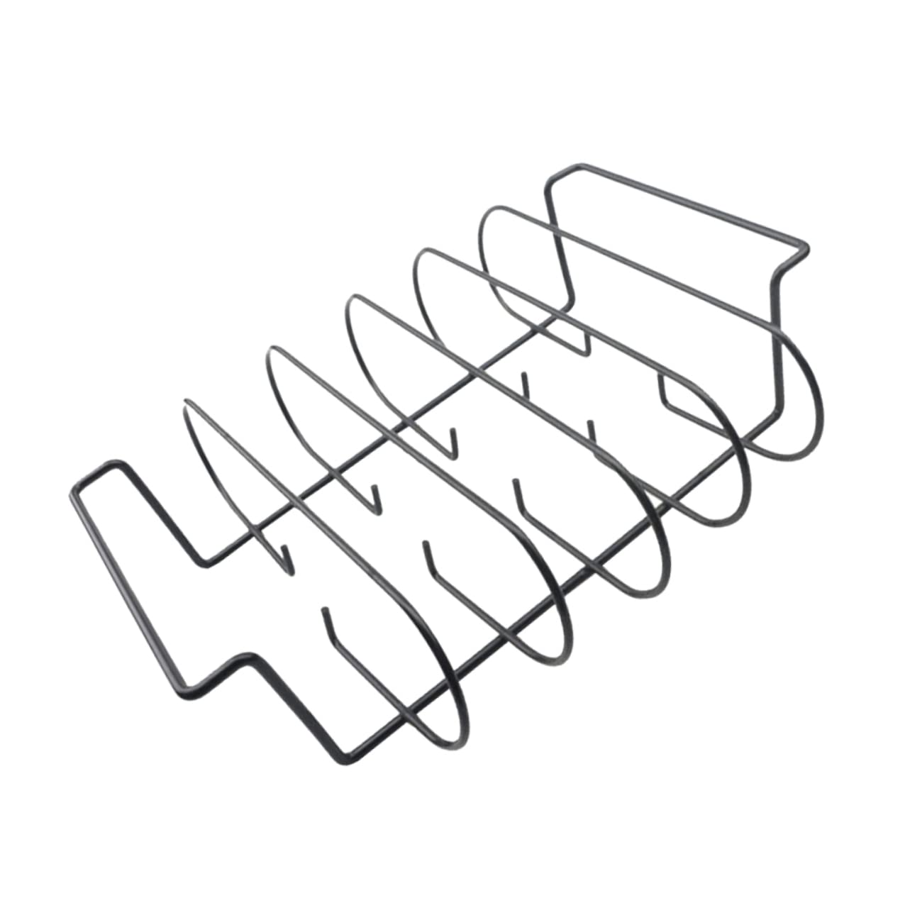 balacoo Lightweight BBQ Grill Rack Stand Grill Rack Barbecue Stand Garden BBQ Shelf Chicken Stand for Grill