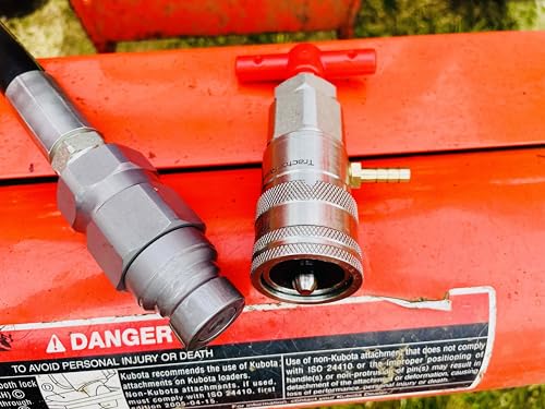 Image of 1 /2 inch ISO 16028 Flat Face Skid Steer Male Hydraulic Quick Coupler Pressure Decompression Relief Release Tool by Tractor Relief Tool