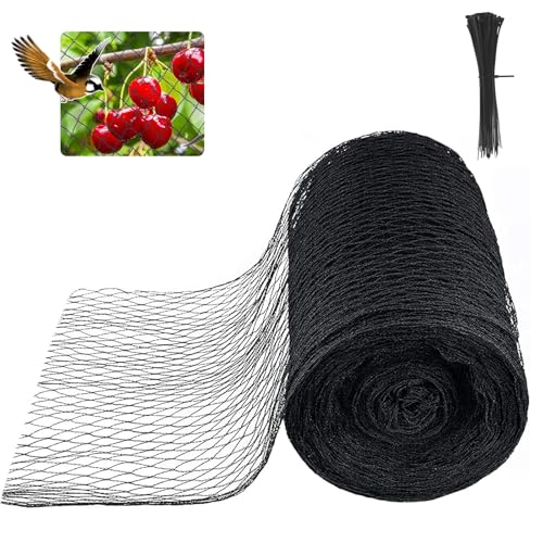 mychoiii Bird Netting 25x50 ft,1' Mesh Garden Netting Pest...