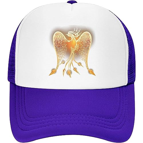 702 Gorra para La Cabeza Quema De Ave Fénix Sombrero Sol Adjustable Gorra De Béisbol Unisex Gorra para Pesca Running Motociclet