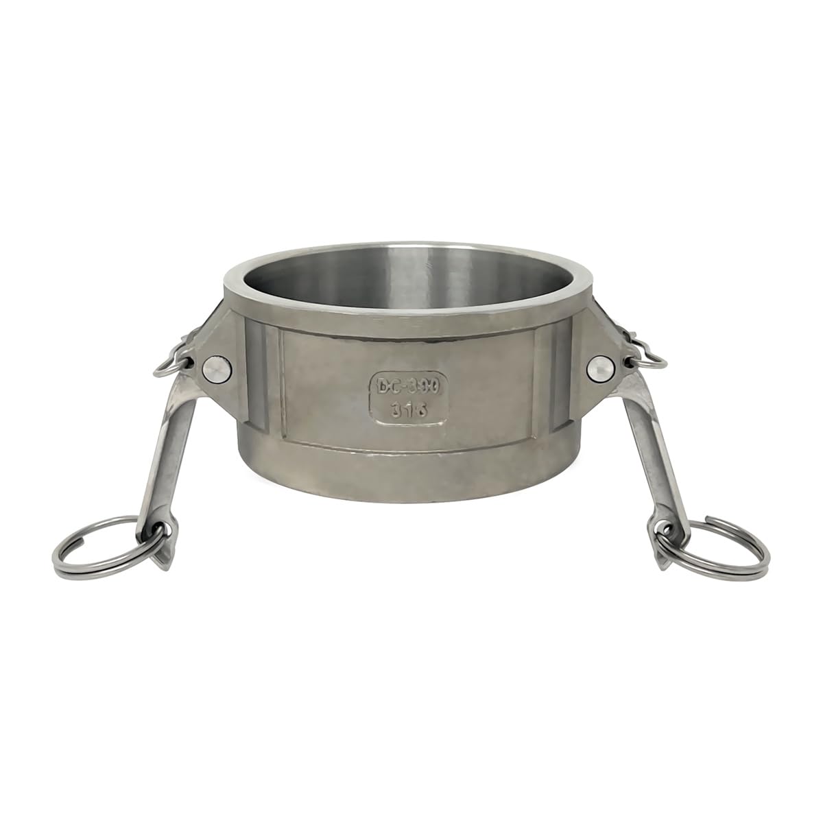 Gloxco Cam and Groove Fitting, Stainless Steel, Type DC, 3