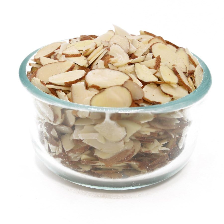 C.J. Dannemiller Sliced Almonds, Bulk 25 LB Box, Sliced RAW Almonds Perfect for Snacking, Baking, Cooking