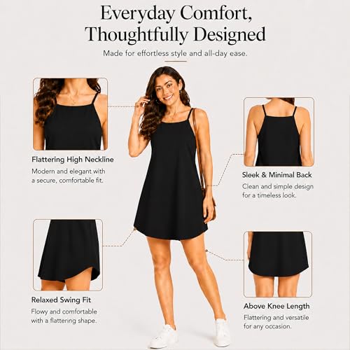 Image of Miss Lavish London Sleeveless Dresses for Women -Casual Summer Dresses with Pockets, Women's Fashion Midi Dress