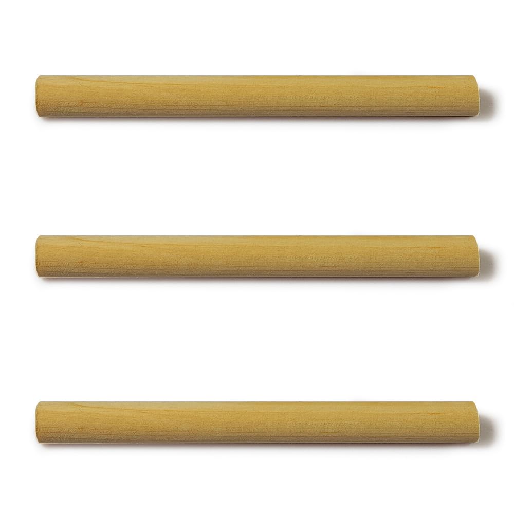 Vetimobato 3PCS Bass Sound Post Upright Double Bass Sound Post Length 305mm Diameter 18mm Double Bass Accessory Upright Bass Parts (3PCS)