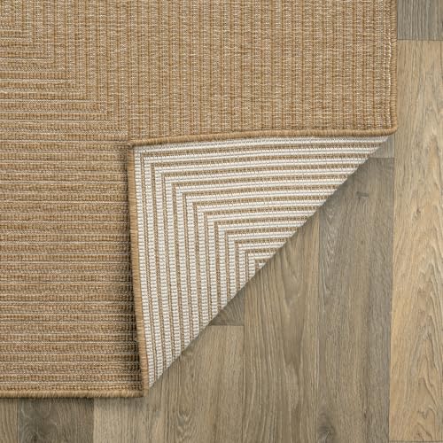 Tapete reversible Rugshop 5' x 7' para interior y exterior miniatura 6