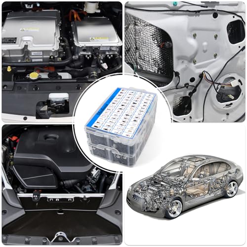 Image of Car Retainer Clips 1501 PCS, 55 Sizes Car Panel Trim Clips Kits, Auto Push Fasteners for Ford GM Toyota Honda Chrysler BMW Benz Nissan Subaru Mazda Chevy GMC