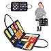 Busy Board per Bambini Giochi Montessori Tavola attività Montessori Educational Giocattolo Occupato Pannello Sensoriale Bambini Montessori Giocattoli Educativi con Fibbie per Bambini 1-4 Anni Regalo