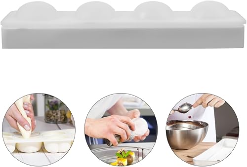 Miniatura 8 de DOITOOL Molde de silicona en forma de limón 3D Fruta 4 cavidades Francés Postre Mousse Molde para hornear Cake Cupcake Decoración Herramientas para