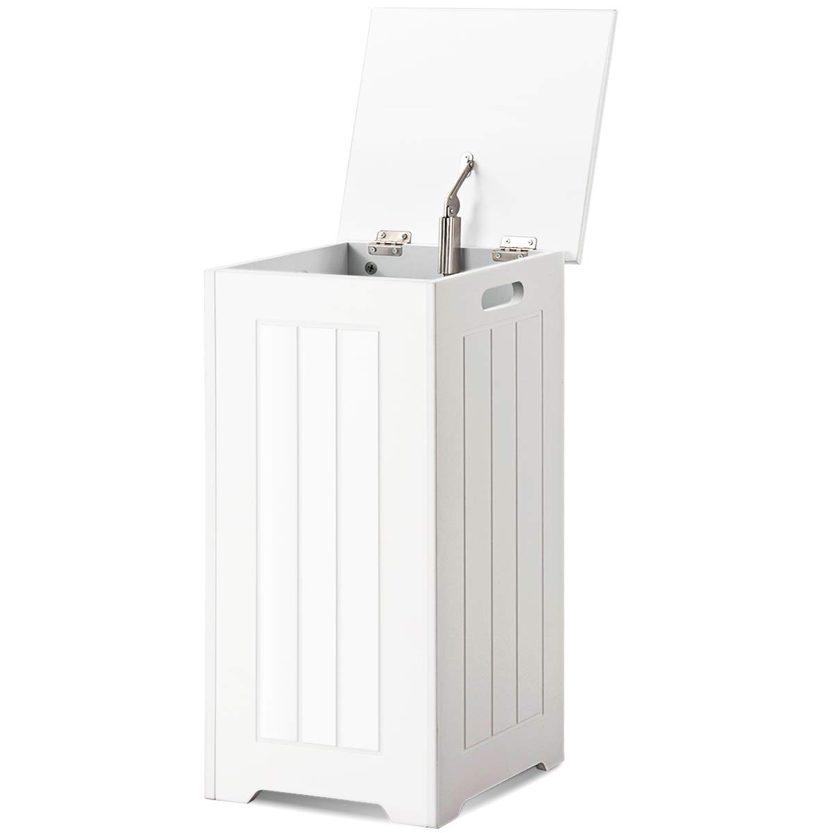 Meuble à linge avec poignées creuses pratiques et bac de rangement pour vêtements