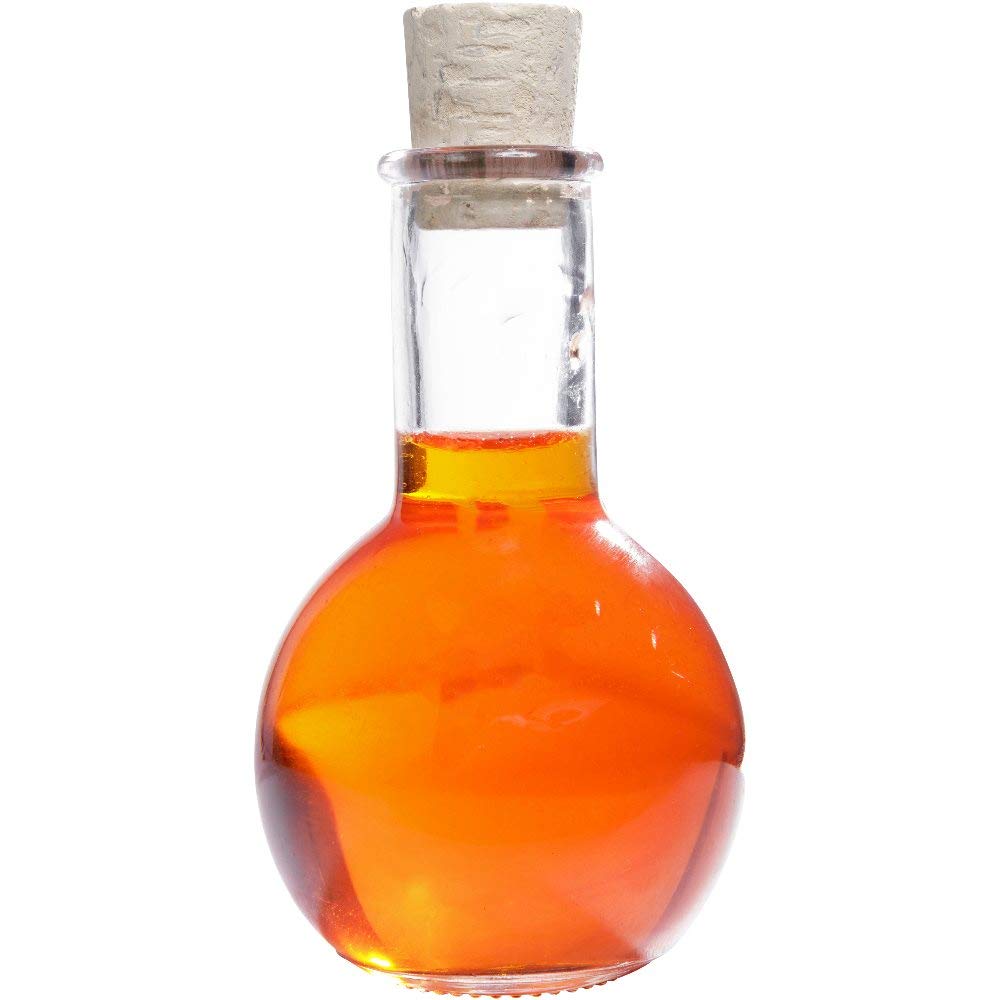 Viva Haushaltswaren Tulipano szklana butelka 10 szt., 100 ml, z korkiem, do samodzielnego napełniania, średnica 5 cm