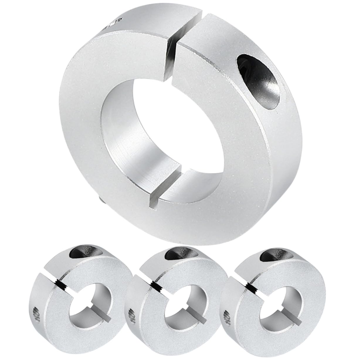 ABOOFAN 4pcs Locking Collar Clamp Axle Shaft Collar Fixing Ring for Woodworking