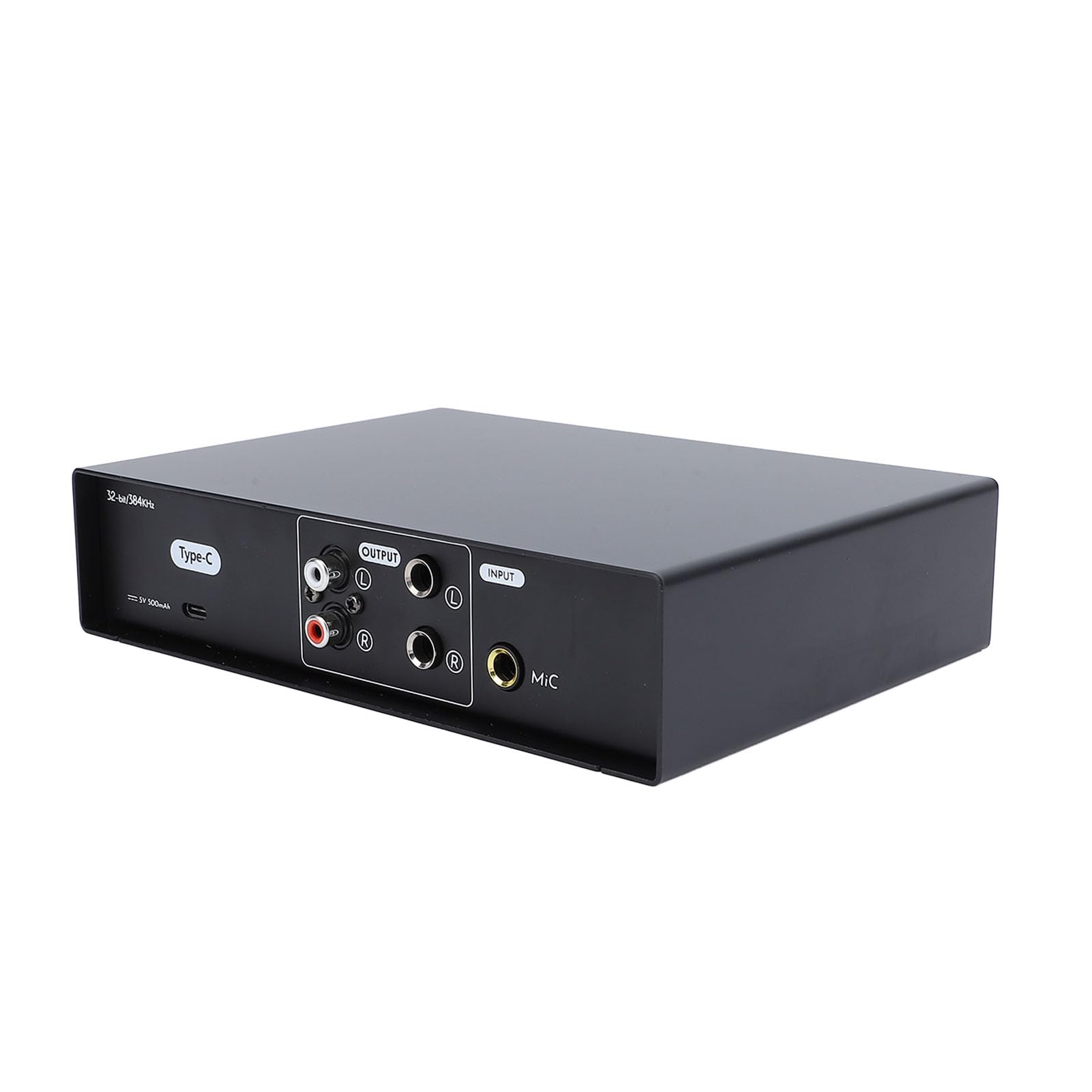Mixer Digitale 2 In 2 Out, Console di Mixaggio Audio Professionale con 48V Phantom Power, Interfaccia Audio USB, Costruzione in Metallo per Registrazione Strumenti, Live P