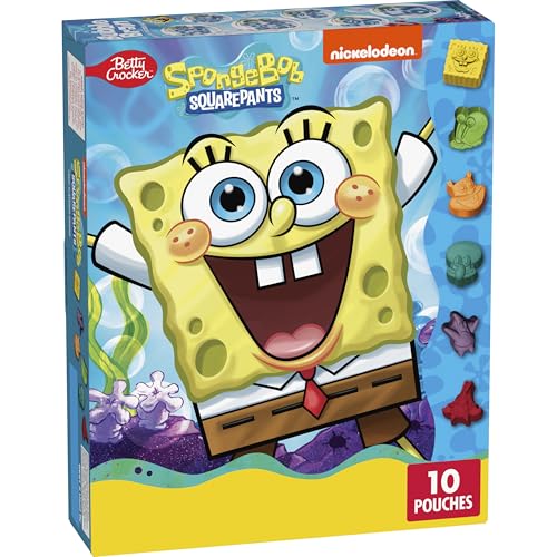Image of SpongeBob SquarePants Fruit Flavored Snacks, Gluten Free, 10 ct, 8 oz