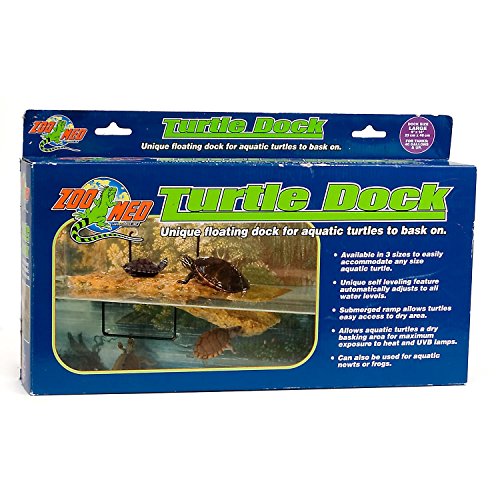 Zoo Med Floating Turtle Dock Bois d'Ornement pour Tortue Taille L