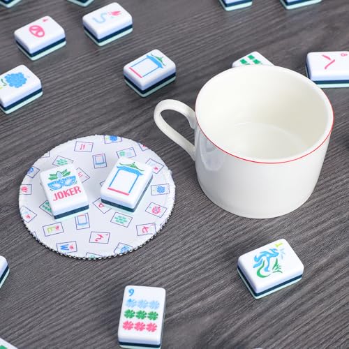 4 posavasos Mahjong Americanos impresos (3.94 pulg.) miniatura 6