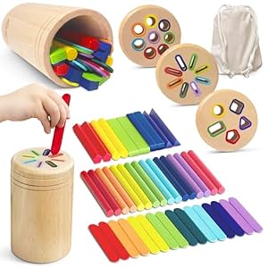 Wooden Montessori Baby Toddler Toys...