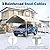 Quictent 10X20ft Upgraded Heavy Duty Carport Car Canopy Party Tent with 3 Reinforced Steel Cables-Gainsboro
