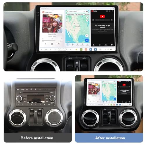 Radio para carro MekedeTech DUDU4 Android 13 pantalla HD 10.36" miniatura 2