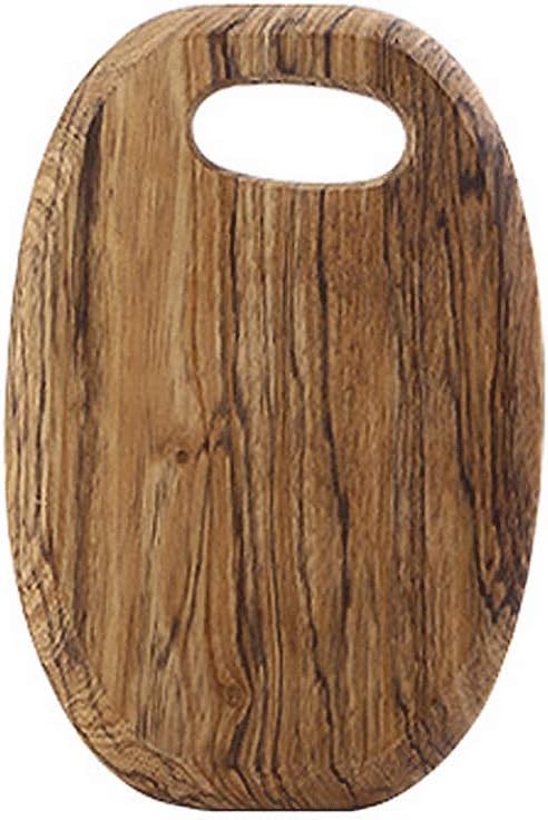Whole Wood Home Kitchen Cutting Board Solid Wood Fruit Chopping Board Bread Steak Cutting Trays,Green-L,Greens