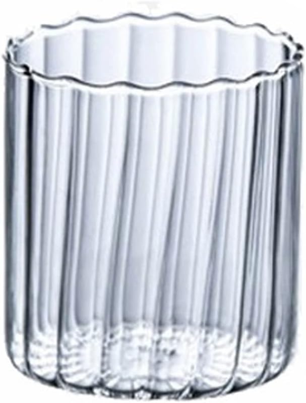 Glass Cups Transparent Coffee Mug Whiskey Glass Water Milk Cold Drink Wine Glasses Drinkware Drinking Glasses Yogurt Container（250/400ml ） Drinking Glasses (Color : 250ml) (400ml)