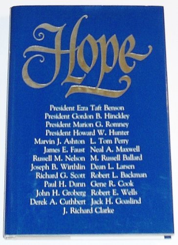 Hope by Ezra Taft Benson (1988-11-06) B01N3YPBLD Book Cover