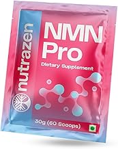 Nutrazen NMN Pro - Advanced Cellular Longevity Supplement | Supports Anti-Aging, Energy, and Cognitive Function | 30g β-Nicotinamide Mononucleotide | 60 Scoops