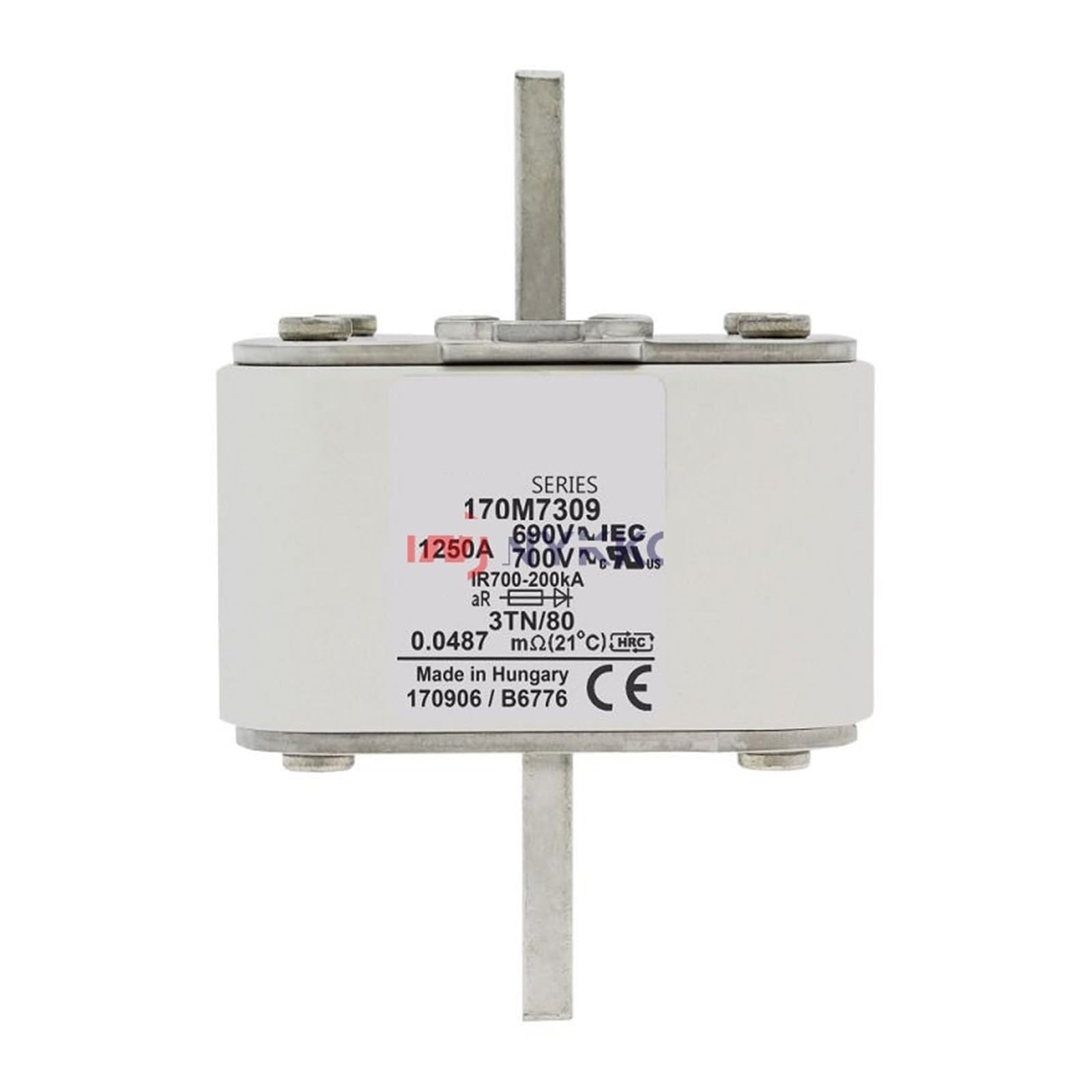 Cleufwko One Color 170M7309 Fuse 1250A 690V 3Tn/80