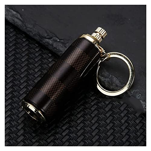 YHSGY 2023 Briquet d'allumette Permanent, Briquet en métal étanche réutilisable, équipement de Survie d'urgence de Camping (sans Carburant) (Color : D)