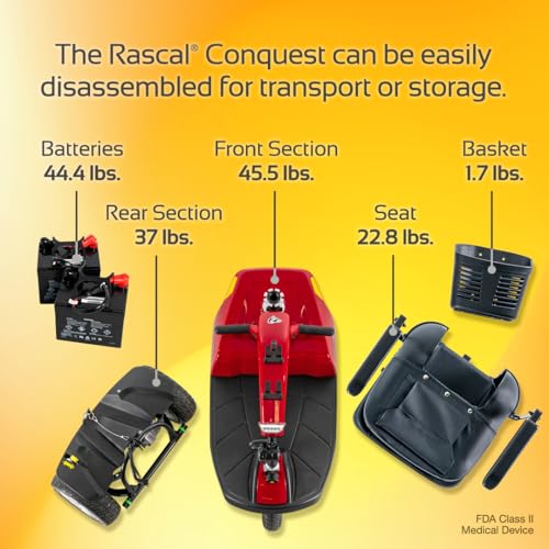 Rascal Conquest 3-Wheel Outdoor Scooter
