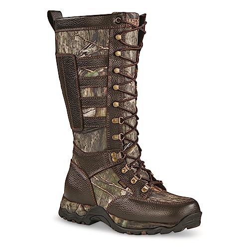 Guide Gear Snake Boots for Men, Rubber Hunting Boots Waterproof & Snake Proof