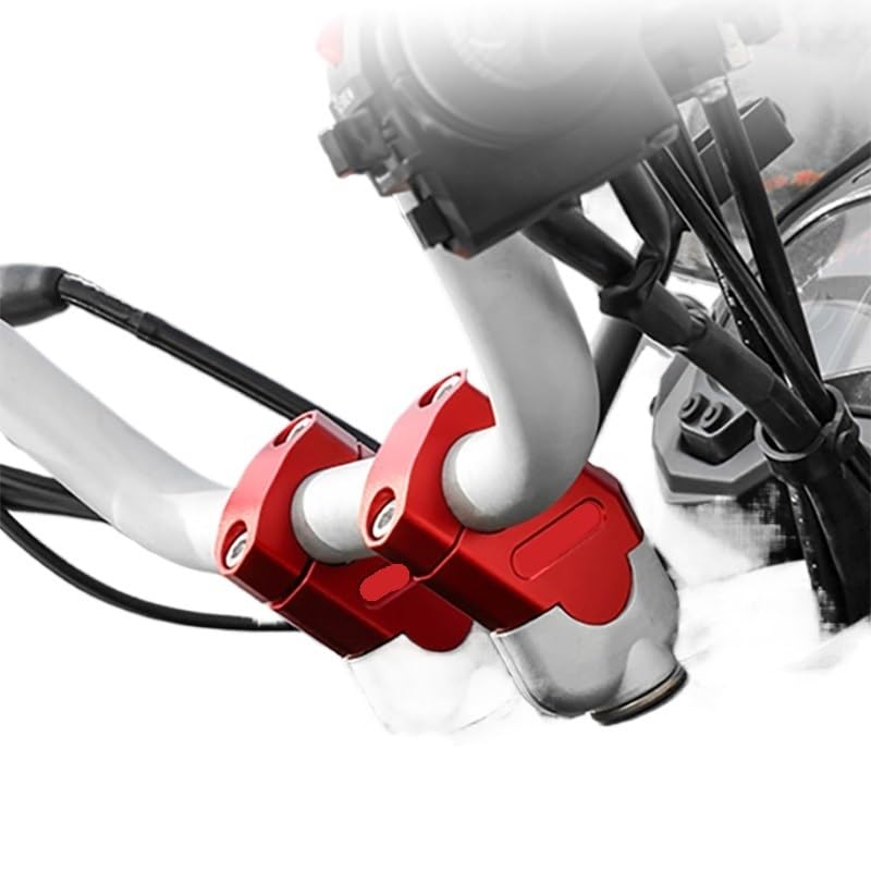 Pince de poignée universelle pour guidon moto argent en voyage