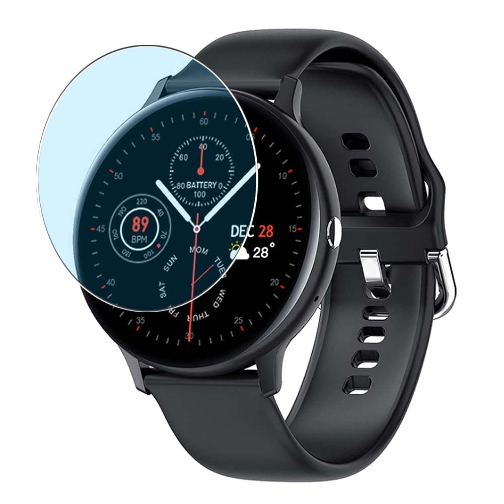 Vaxson 3-Pack Anti Blue Light Screen Protector, compatible with MOSOKI I11 1.3" Smartwatch Smart Watch, Blue Light Blocking Film TPU Guard [ NOT Tempered Glass ]