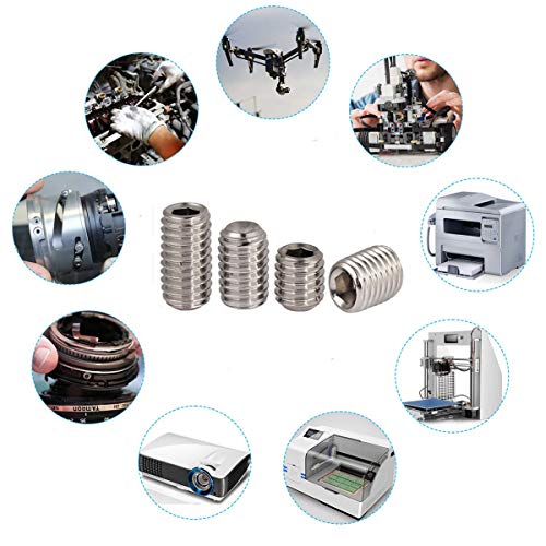 Dancepandas Inbussleutel Schroeven 300 STKS Zeskantschroef Stifttap Roestvrijstalen Stifttapschroeven M3 M4 M5 M6 M8… - Afbeelding 7