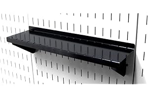 Wall Control Pegboard Shelves In Black