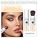 Sunscreen Setting Powder SPF 35, Mineral Brush Powder for Face & Scalp, Oil Control Natural Matte Finish Loose Powder Translucent Lasting Lightweight Breathable for All Skin (#05 Medium)
