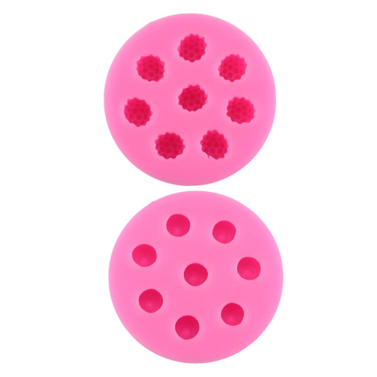 Alipis Lot De 3 Moules À Gâteaux En Silicone À 8 Compartiments Antiadhésifs Et Faciles À Démouler Pour Fondant Chocolat Et Dessert