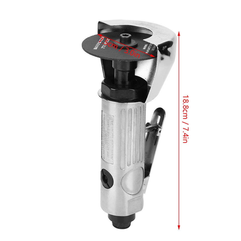Almohadilla de lijado redonda ajustable de alta velocidad de 3 pulgadas, herramienta de corte de aire, almohadilla de lijado, máquina de corte neumática para fabricación de maquinaria, industria